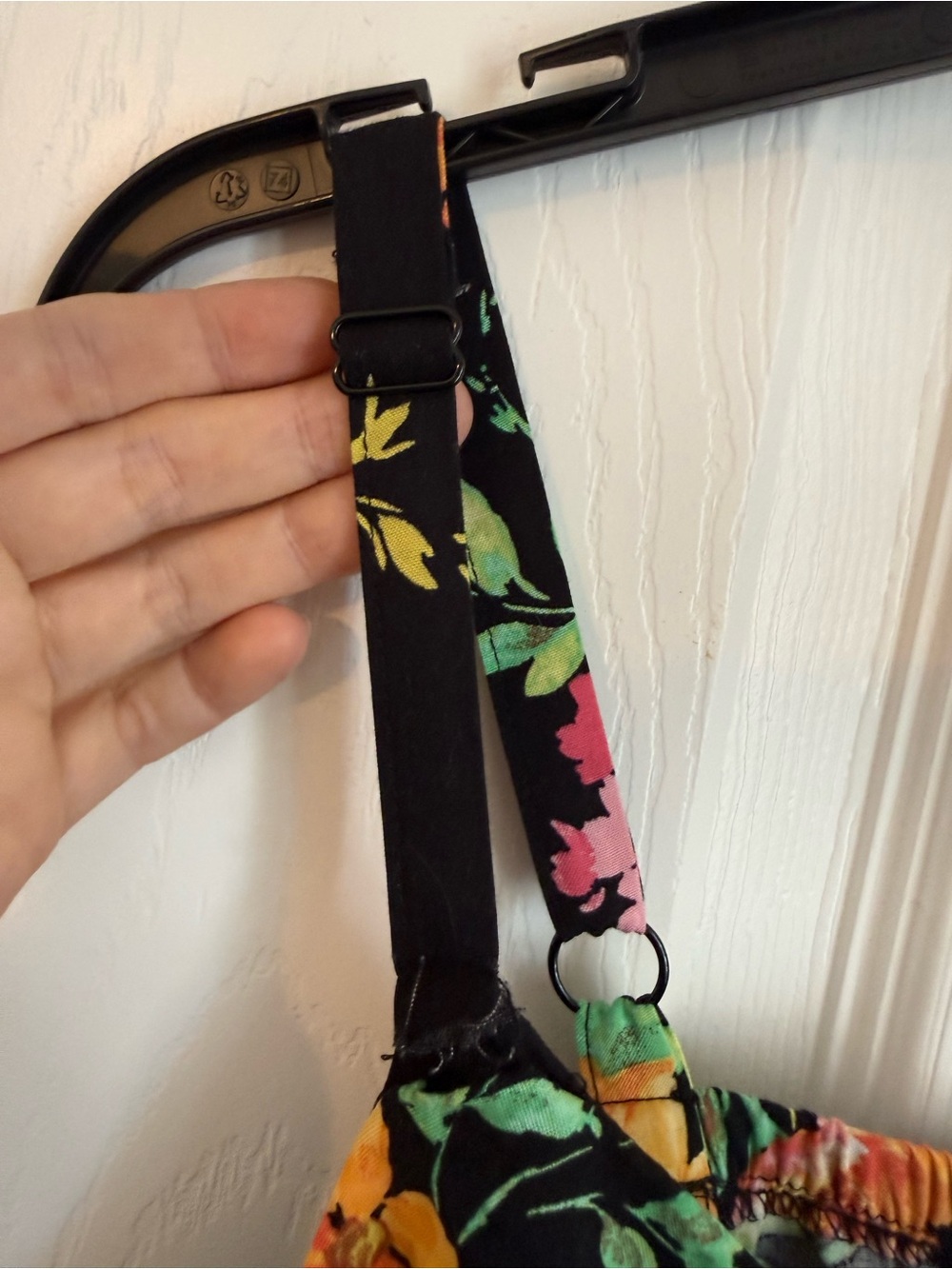 torrid Black Floral Midi Dress 00 - Picture 5 of 7